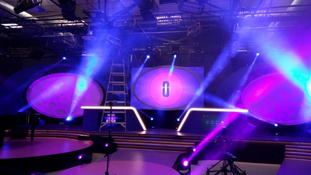 TV set lighting