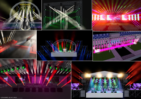 Large event technical coordination